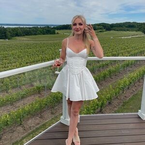 WHITE BABYBOO ANALEIGH DRESS